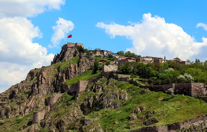 Ankara Citadel (Hisar) from Hacı Bayram Mosque