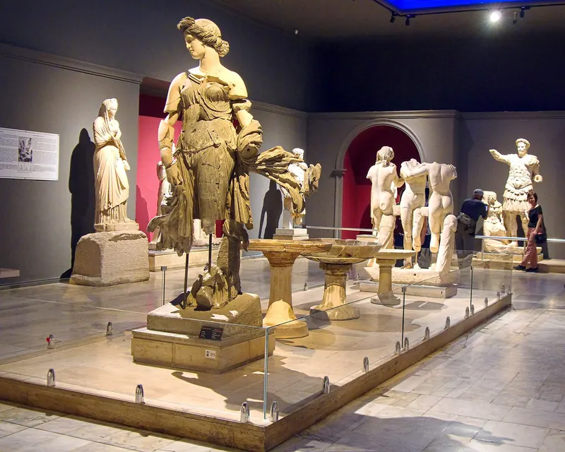 A 2nd-century statue from Perge in the Antalya Museum