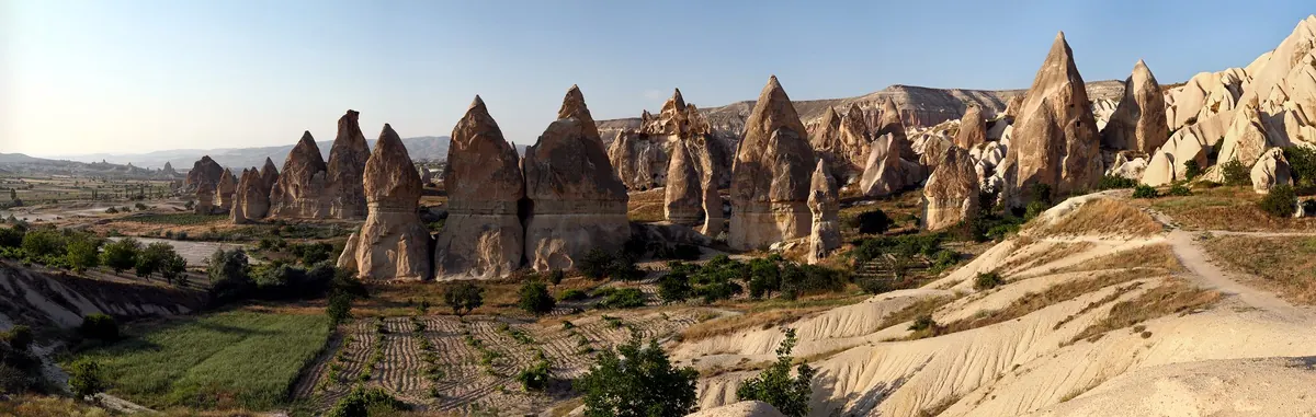 Fairy chimneys near Göreme, Cappadocia