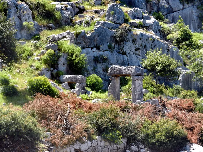 The sunken city at Kekova