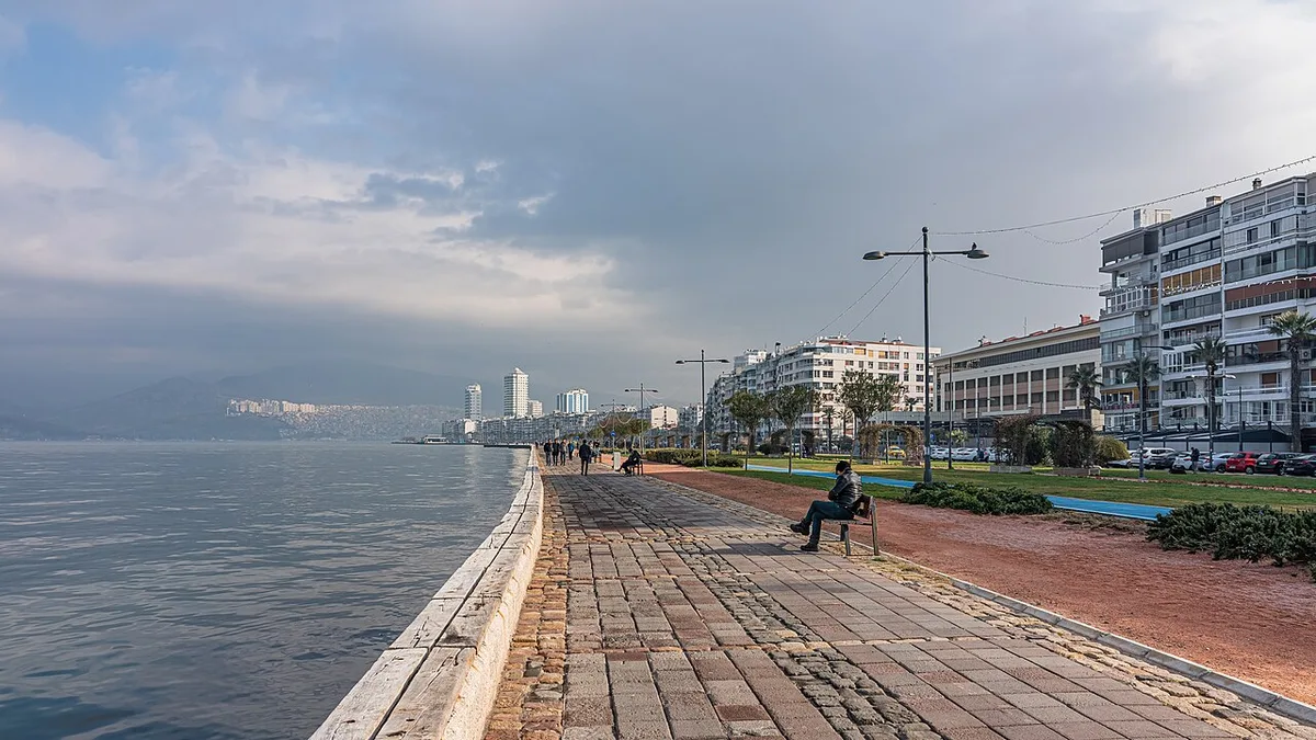 The Kordon promenade at Alsancak, Izmir