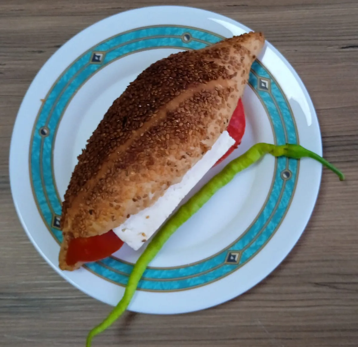 A kumru sandwich, Izmir style