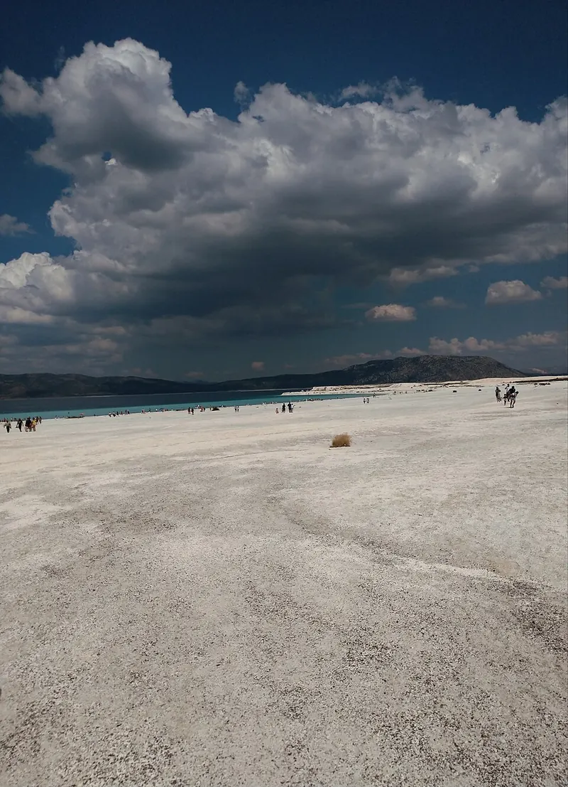 The white shore of Lake Salda, Burdur