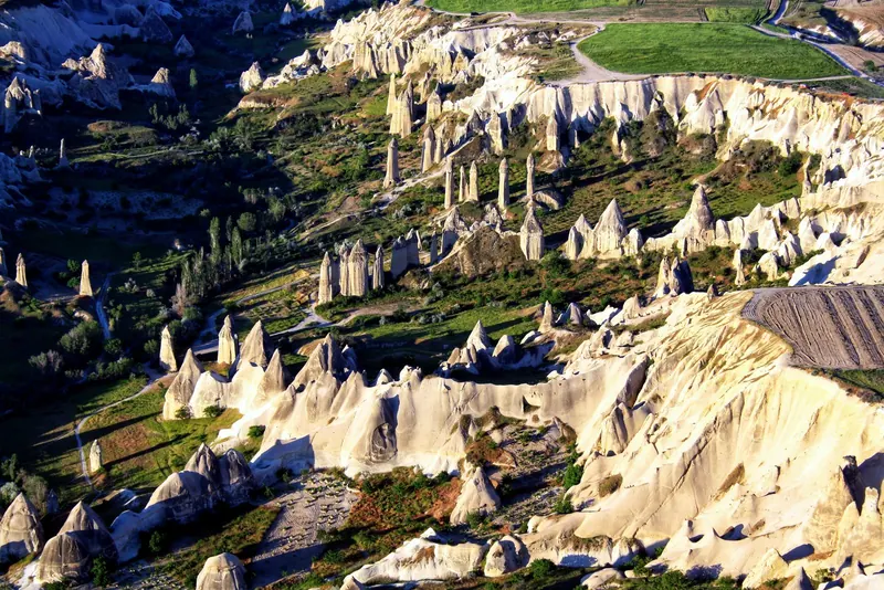 Love Valley, Cappadocia, from a hot air balloon