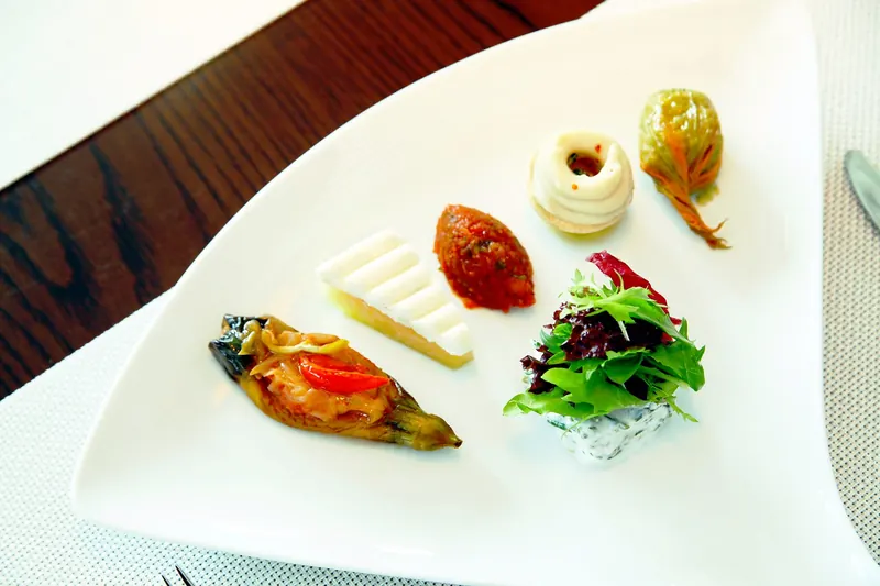 A Turkish meze plate