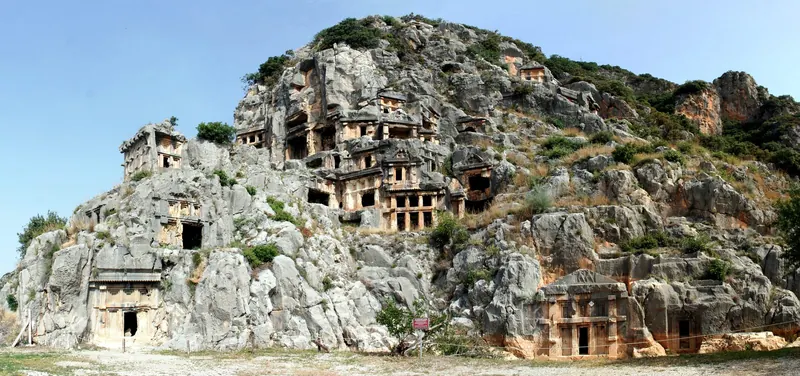 Lycian rock-cut tombs at Myra