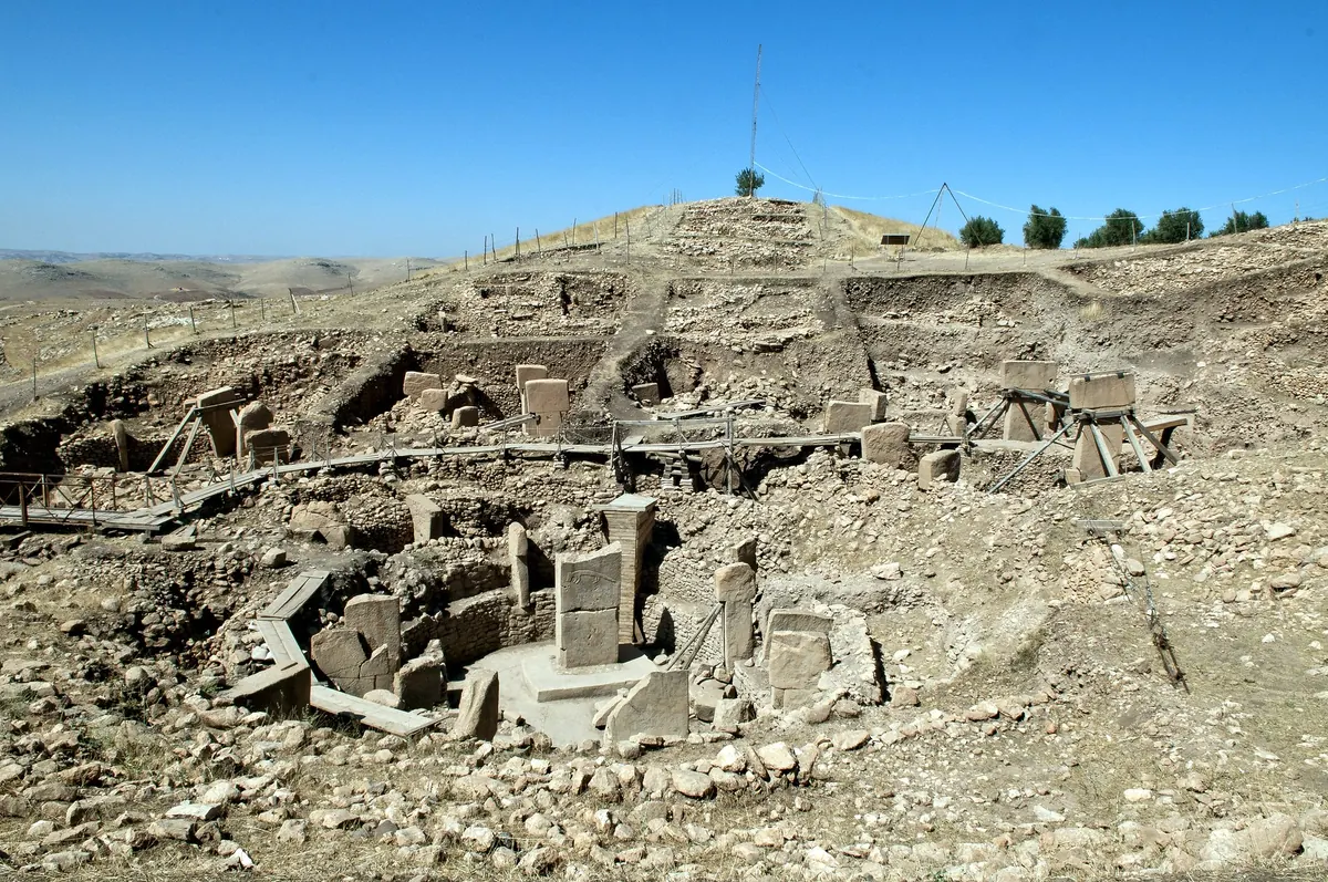 The stone circles of Göbekli Tepe, near Şanlıurfa
