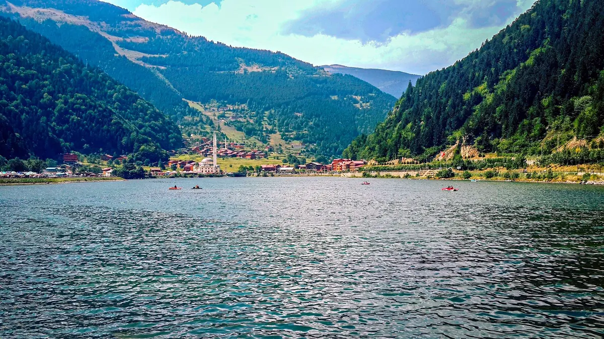 Uzungöl lake in the Trabzon highlands