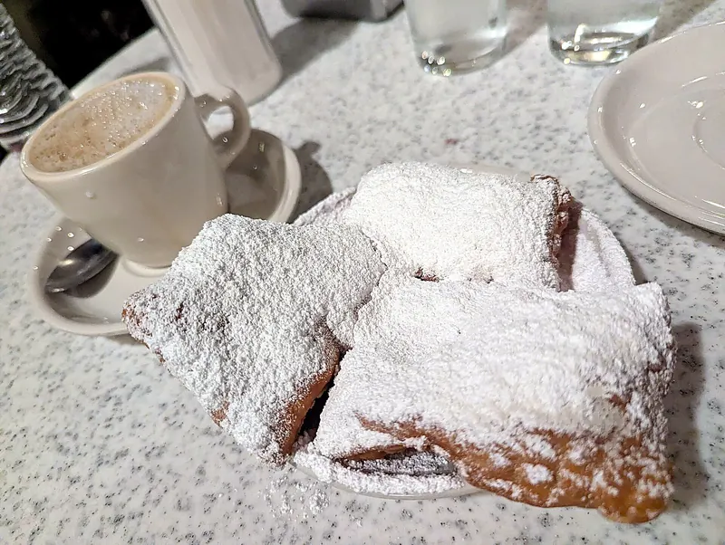 Beignets at Cafe du Monde, New Orleans