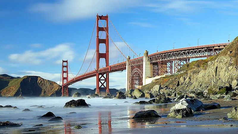 The Golden Gate Bridge, San Francisco