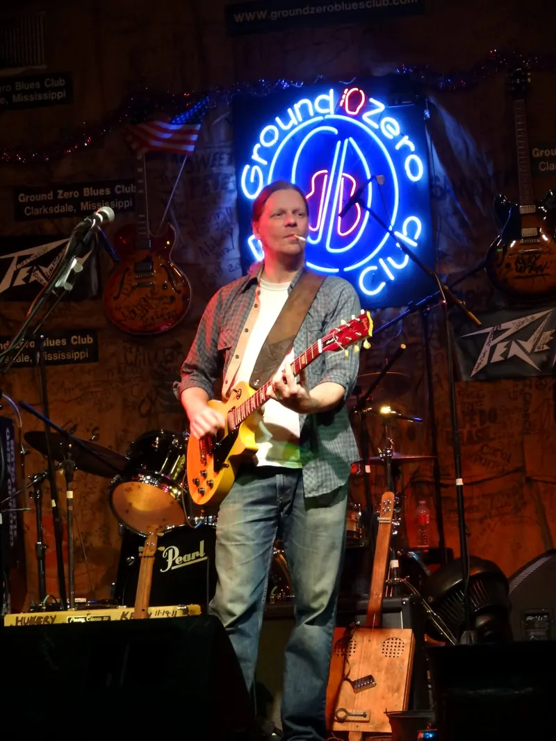 A blues club in Clarksdale, Mississippi