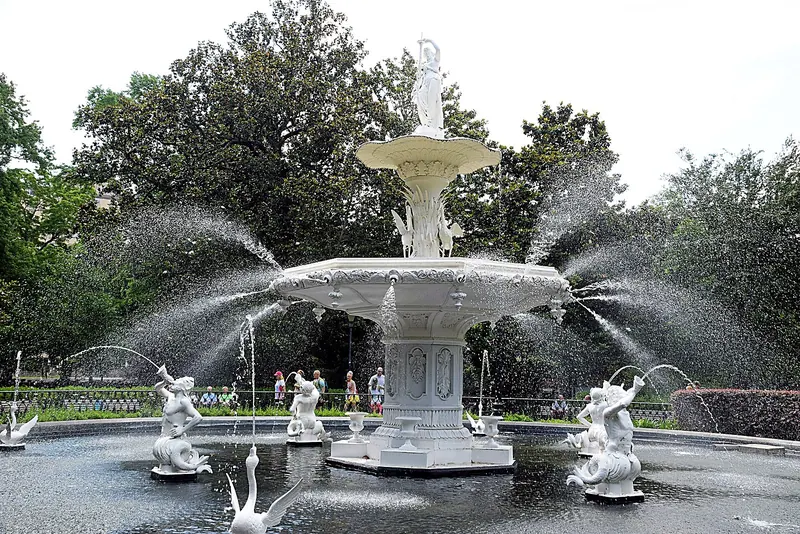 The fountain in Forsyth Park, Savannah