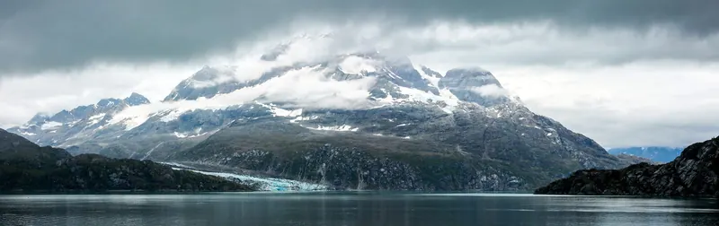 A tidewater glacier in Glacier Bay