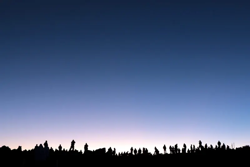 Sunrise over the Haleakalā crater