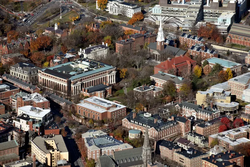 Harvard Yard from above