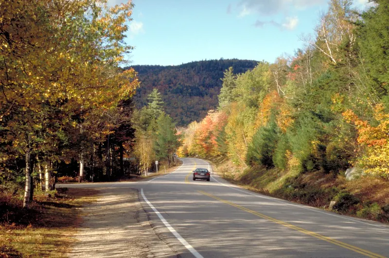 The Kancamagus Highway in fall, New Hampshire