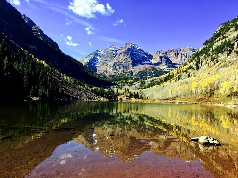 The Maroon Bells near Aspen