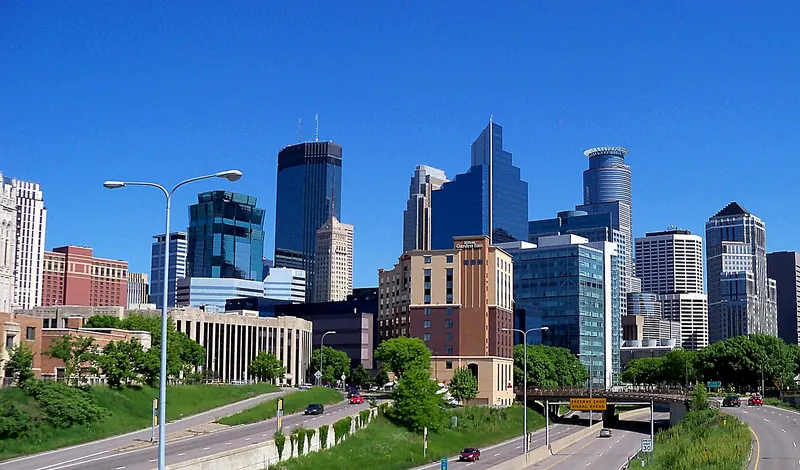 The Minneapolis skyline