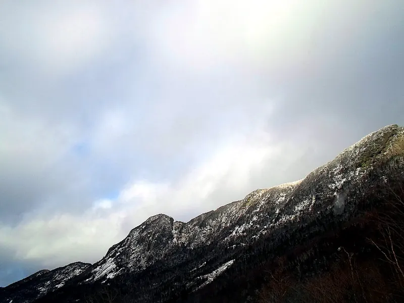 Franconia Notch in the White Mountains