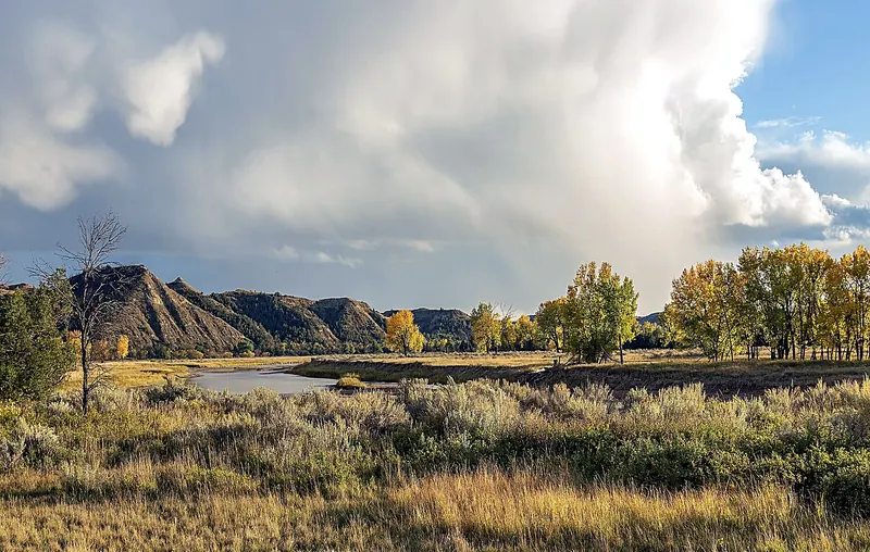 Badlands in Theodore Roosevelt National Park