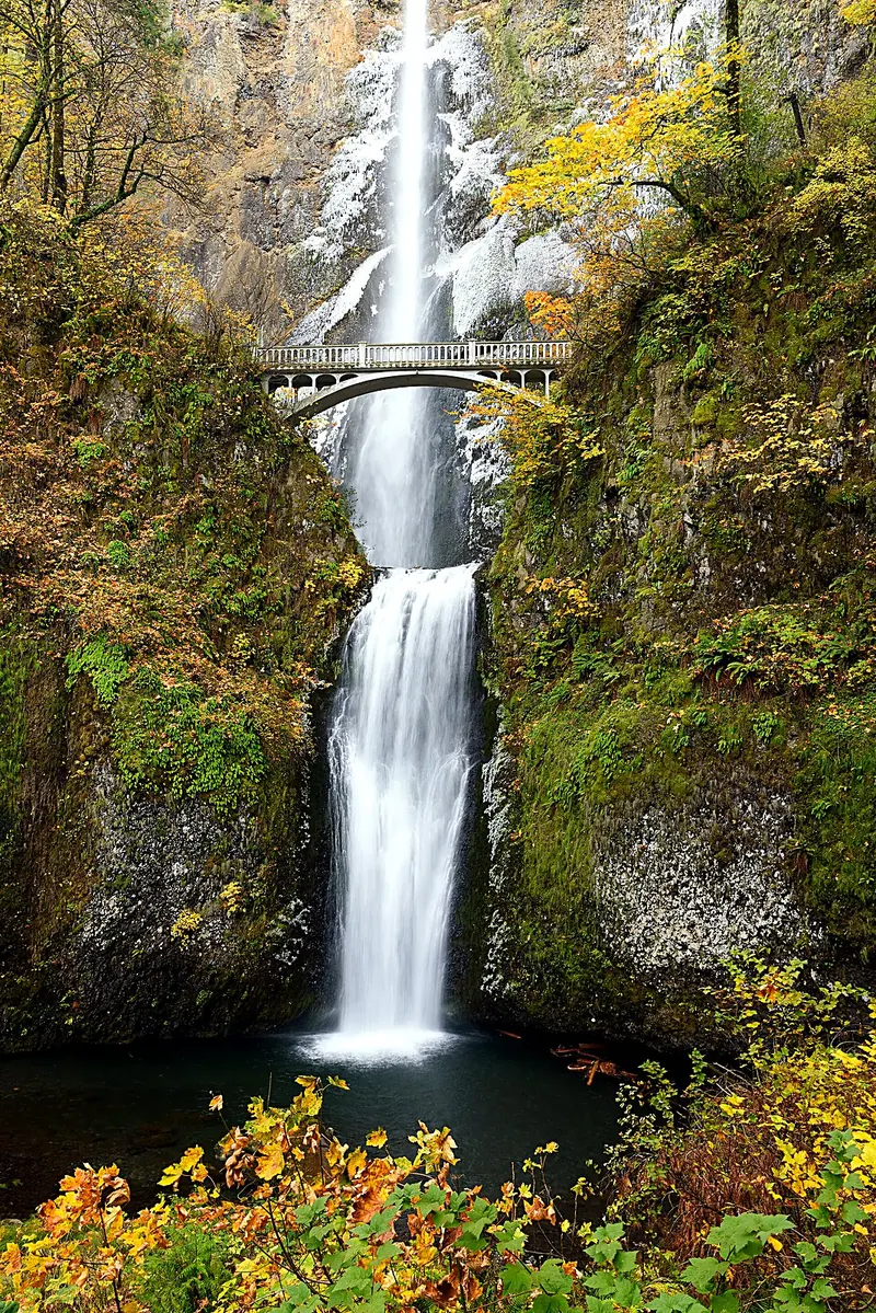 Multnomah Falls in the Columbia River Gorge