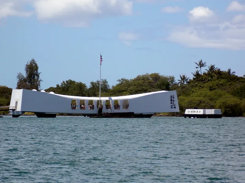 The USS Arizona Memorial, Pearl Harbor