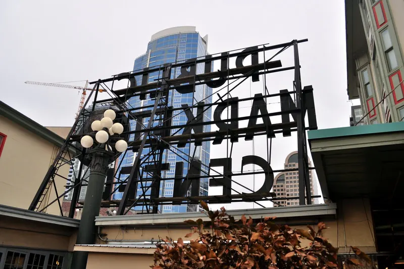The market sign at Pike Place, Seattle