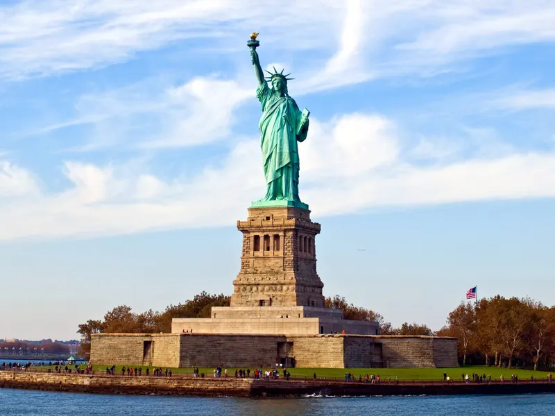 The Statue of Liberty, New York Harbor