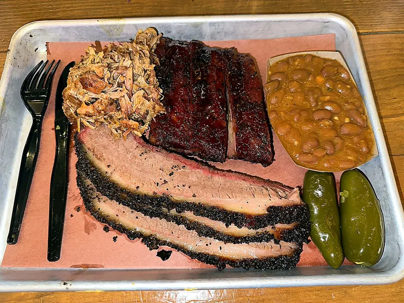 Smoked Texas brisket