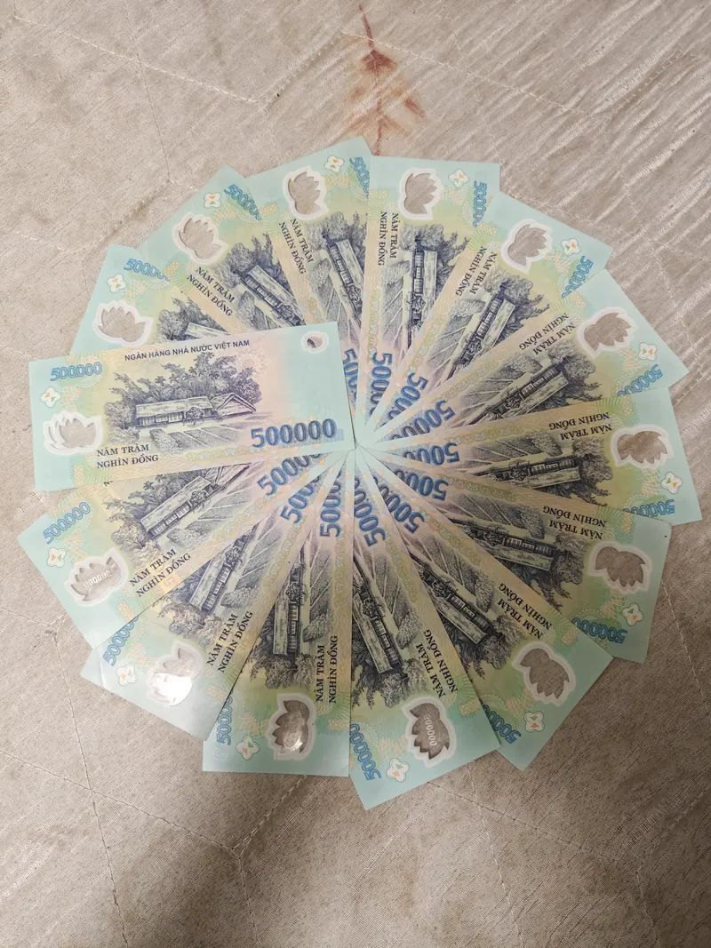500,000-dong polymer banknotes, Vietnam's largest denomination